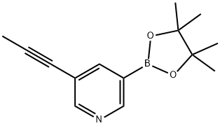 (5-(prop-1-yn-1-yl)pyridin-3-yl)boronic acid Structure