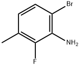 6-Bromo-2-fluoro-3-methylaniline 구조식 이미지