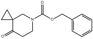 8-Oxo-5-aza-spiro[2.5]octane-5-carboxylic acid benzyl ester Structure
