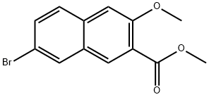 Methyl 7-bromo-3-methoxy-2-naphthoate 구조식 이미지