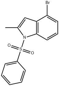 1H-Indole, 4-bromo-2-methyl-1-(phenylsulfonyl)-