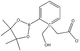 2-(4,4,5,5-tetramethyl-1,3,2-dioxaborolan-2-yl)benzyl acetate Structure