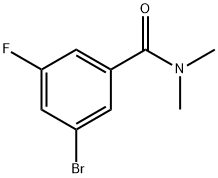 3-bromo-5-fluoro-N,N-dimethylbenzamide Structure