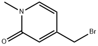 4-(bromomethyl)-1-methyl-2(1H)-Pyridinone 구조식 이미지