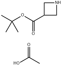 tert-Butyl azetidine-3-carboxylate acetate Structure