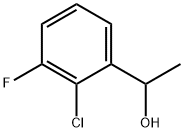 1-(2-Chloro-3-fluorophenyl)ethanol 구조식 이미지