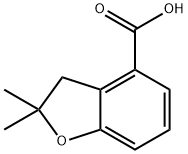 2,2-Dimethyl-2,3-dihydrobenzofuran-4-carboxylic acid Structure