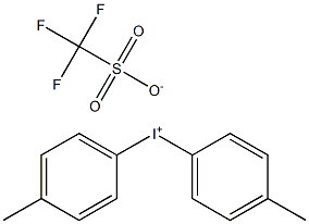 Di(p-tolyl)iodonium triflate Structure