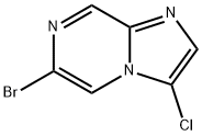 6-Bromo-3-chloro-imidazo[1,2-a]pyrazine Structure