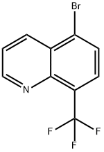 5-bromo-8-(trifluoromethyl)quinoline Structure
