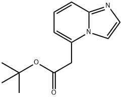 tert-butyl 2-(imidazo[1,2-a]pyridin-5-yl)acetate Structure
