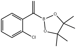 2-[1-(2-Chlorophenyl)ethenyl]-4,4,5,5-tetramethyl-1,3,2-dioxaborolane Structure