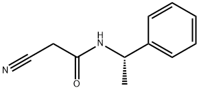 2-cyano-N-((S)-1-phenylethyl)acetamide 구조식 이미지