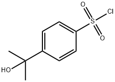 4-(2-hydroxypropan-2-yl)benzene-1-sulfonyl chloride 구조식 이미지