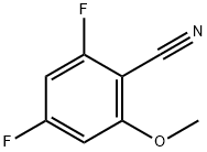 2,4-Difluoro-6-methoxybenzonitrile Structure