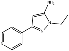 1-ethyl-3-(pyridin-4-yl)-1H-pyrazol-5-amine 구조식 이미지