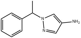 1-(1-phenylethyl)-1H-pyrazol-4-amine 구조식 이미지