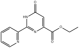 ethyl 6-oxo-2-(pyridin-2-yl)-1,6-dihydropyrimidine-4-carboxylate 구조식 이미지