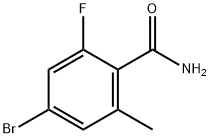 Benzamide, 4-bromo-2-fluoro-6-methyl- Structure