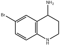 6-bromo-1,2,3,4-tetrahydroquinolin-4-amine 구조식 이미지