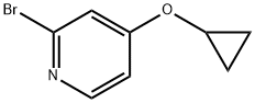 2-Bromo-4-cyclopropoxypyridine Structure