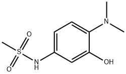 N-(4-(dimethylamino)-2-hydroxyphenyl)methanesulfonamide 구조식 이미지