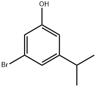 3-bromo-5-isopropylphenol Structure