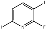 2-Fluoro-3,6-diiodopyridine 구조식 이미지