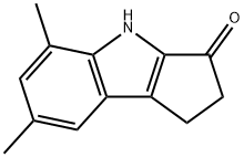 5,7-Dimethyl-1,4-dihydro-2H-cyclopenta[b]indol-3-one Structure