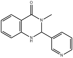 3-Methyl-2-pyridin-3-yl-2,3-dihydro-1H-quinazolin-4-one 구조식 이미지