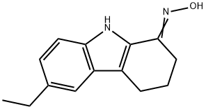 (E)-6-ethyl-2,3,4,9-tetrahydro-1H-carbazol-1-one oxime Structure