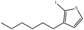 3-hexyl-2-iodothiophene Structure