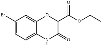 ethyl 7-bromo-3-oxo-3,4-dihydro-2H-benzo[b][1,4]oxazine-2-carboxylate 구조식 이미지