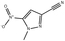 1-methyl-5-nitro-1H-pyrazole-3-carbonitrile 구조식 이미지