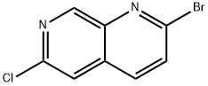 2-bromo-6-chloro-1,7-naphthyridine 구조식 이미지