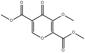 dimethyl 3-methoxy-4-oxo-4H-pyran-2,5-dicarboxylate Structure