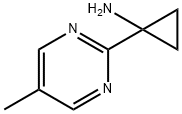 1-(5-methylpyrimidin-2-yl)cyclopropanamine Structure