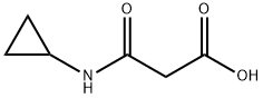 3-(cyclopropylamino)-3-oxoPropanoic acid 구조식 이미지