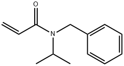 N-(1-Methylethyl)-N-(phenylmethyl)-2-propenamide 구조식 이미지