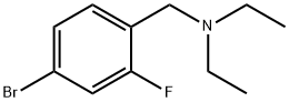 [(4-Bromo-2-fluorophenyl)methyl]diethylamine Structure