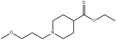 ethyl 1-(3-methoxy propyl)piperidin-4-carboxylate 구조식 이미지