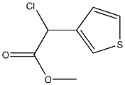 methyl 2-chloro-2-(thiophen-3-yl)acetate Structure
