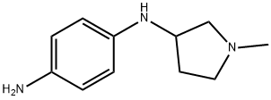 N1-(1-methyl-3-pyrrolidinyl)-1,4-benzenediamine Structure