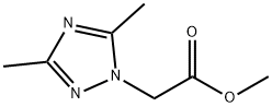 Methyl 2-(3,5-dimethyl-1H-1,2,4-triazol-1-yl)acetate 구조식 이미지