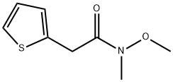 N-methoxy-N-methyl-2-Thiopheneacetamide 구조식 이미지