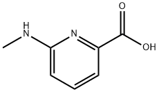 6-(메틸아미노)피리딘-2-카르복실산 구조식 이미지