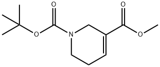 1-tert-butyl 3-methyl 5,6-dihydropyridine-1,3(2H)-dicarboxylate Structure