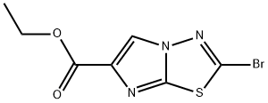 ethyl 2-bromoimidazo[2,1-b][1,3,4]thiadiazole-6-carboxylate Structure