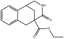 Ethyl 4-Oxo-1,2,3,4,5,6-Hexahydro-1,5-Methanobenzo[D]Azocine-5-Carboxylate Structure