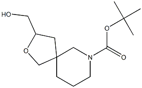 Tert-Butyl 3-(Hydroxymethyl)-2-Oxa-7-Azaspiro[4.5]Decane-7-Carboxylate 구조식 이미지